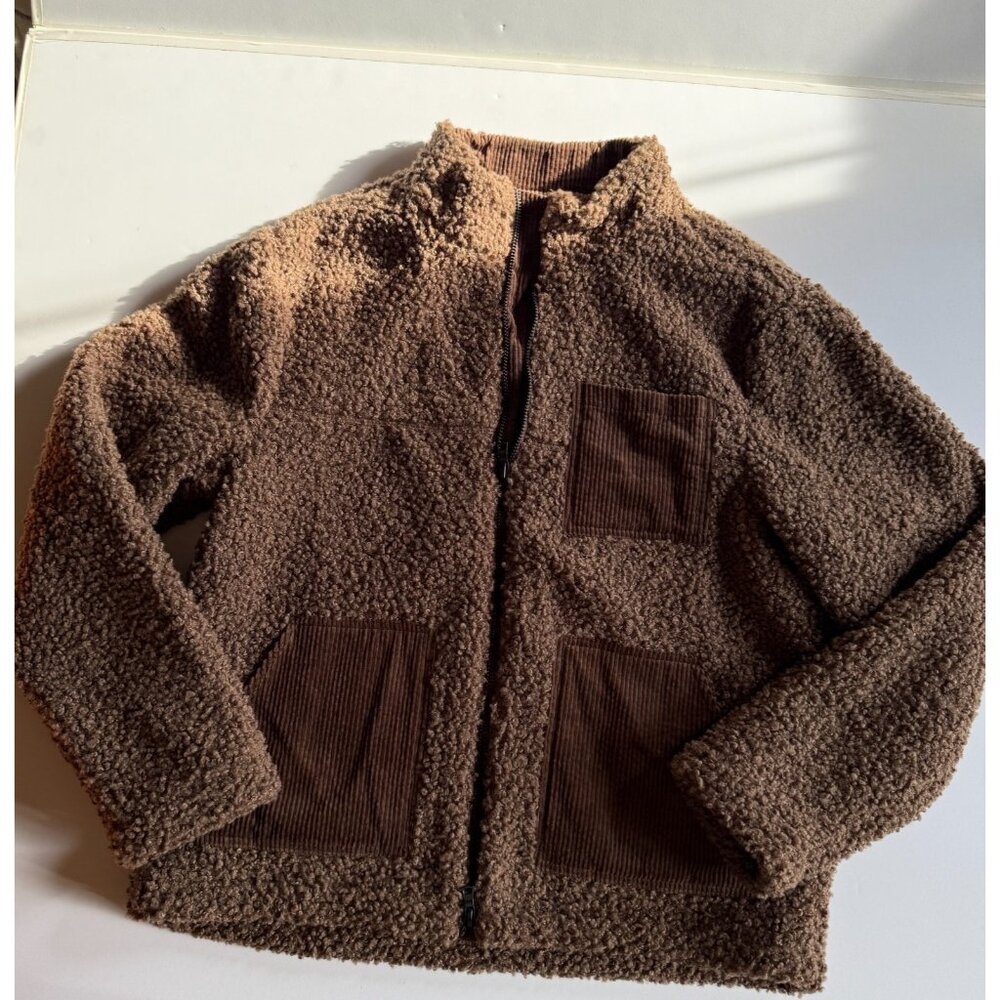 ONIA Sherpa Jumbo Brown Corduroy Jacket – Men's Large